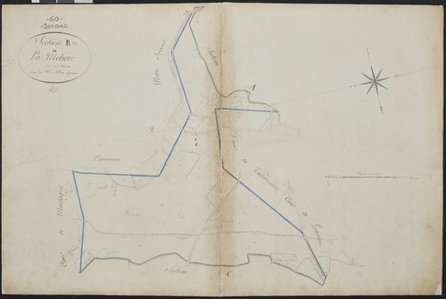 Serans - Cadastre napoléonien, section B
