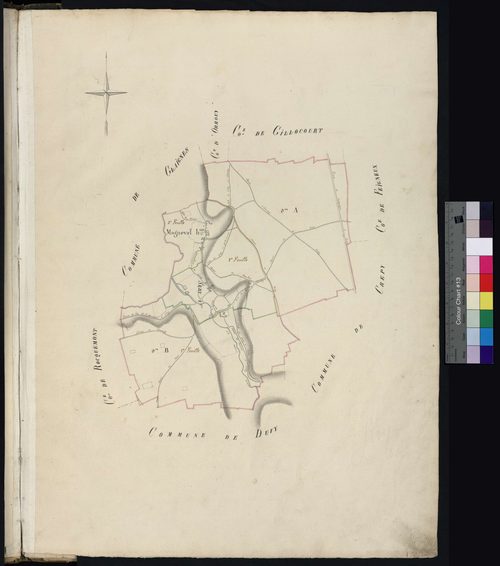 Séry-Magneval - Cadastre napoléonien, tableau d'assemblage