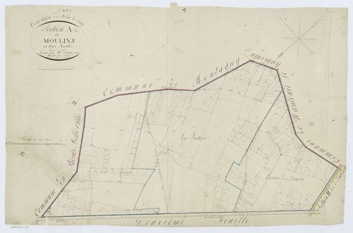 Silly-le-Long - Cadastre napoléonien, section A1