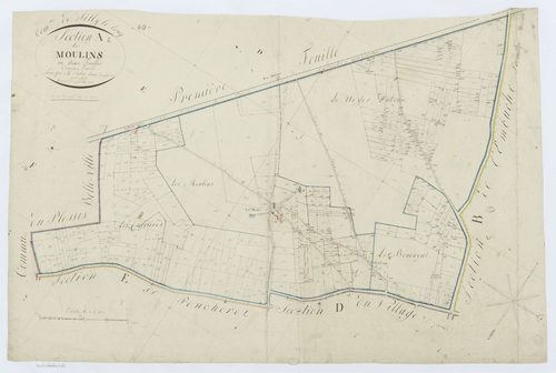 Silly-le-Long - Cadastre napoléonien, section A2