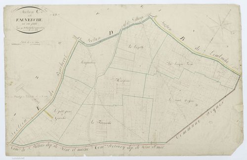 Silly-le-Long - Cadastre napoléonien, section C, feuille unique