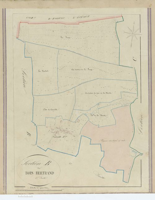 Silly-Tillard - Cadastre napoléonien, section B1