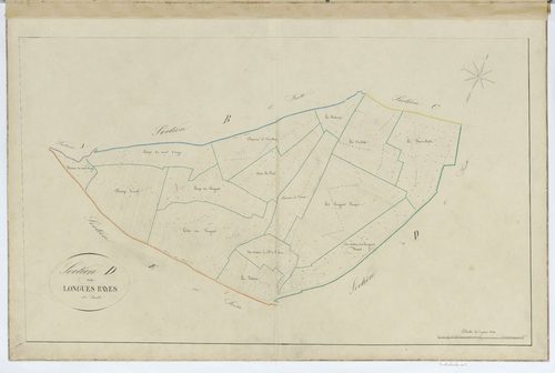 Silly-Tillard - Cadastre napoléonien, section D1