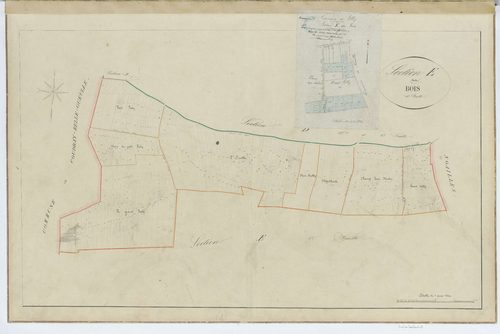 Silly-Tillard - Cadastre napoléonien, section E1