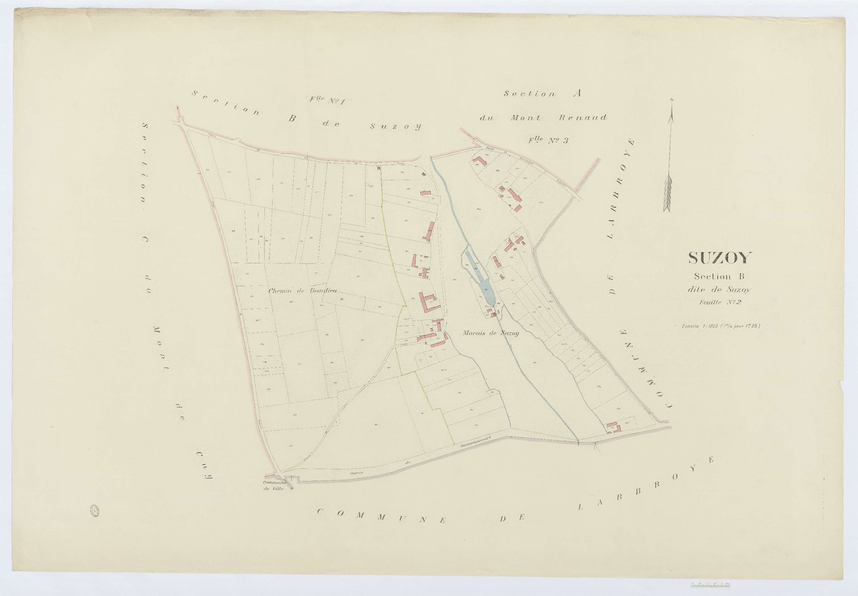 Suzoy - Cadastre napoléonien (copie), section B2