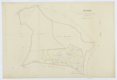 Suzoy - Cadastre napoléonien (copie), section A1