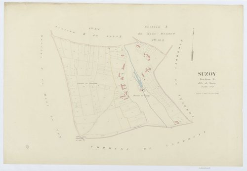 Suzoy - Cadastre napoléonien (copie), section B2