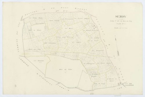 Suzoy - Cadastre napoléonien (copie), section C1