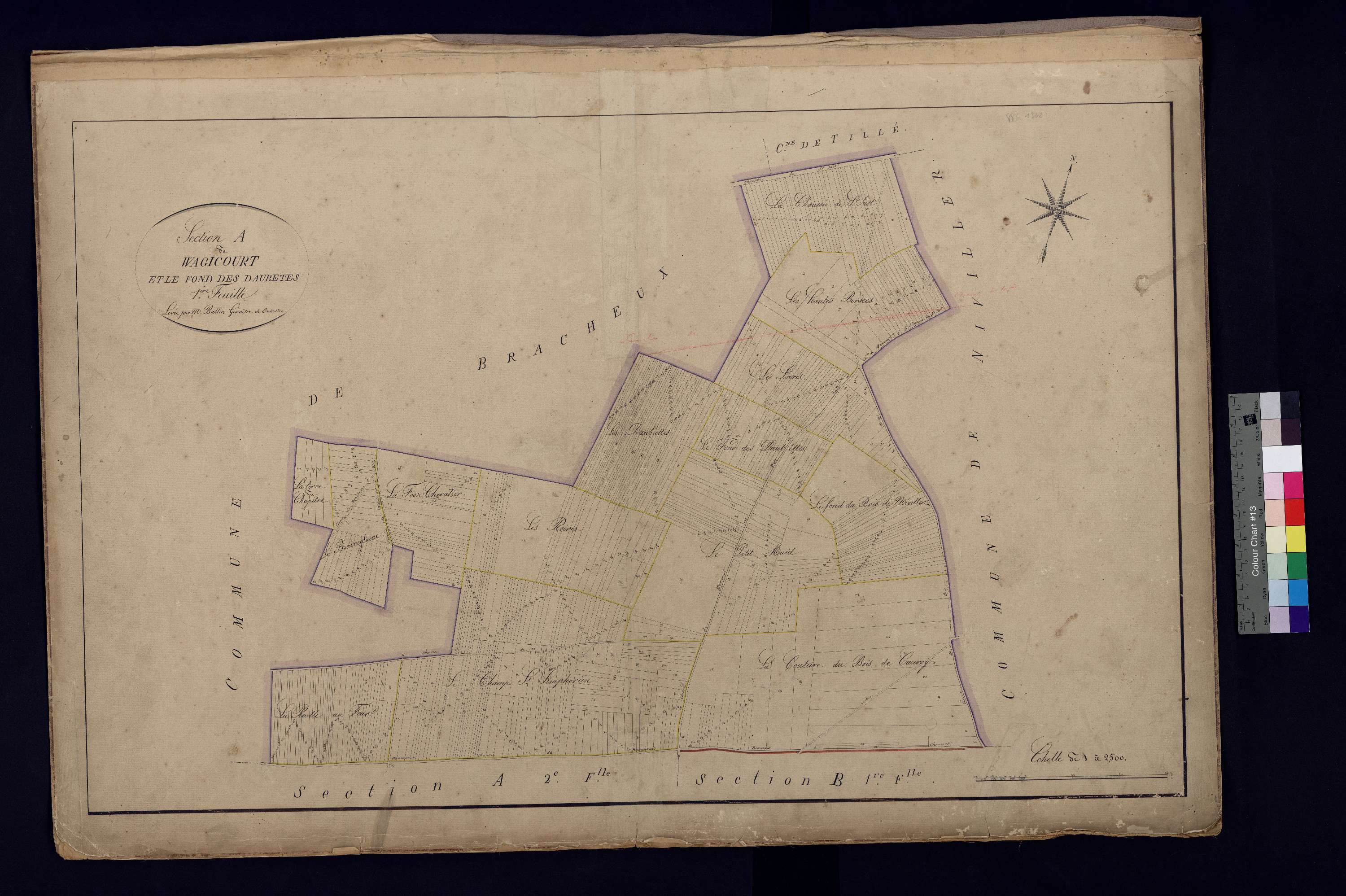 Therdonne - Cadastre napoléonien, section A1