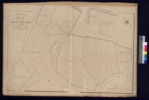 Therdonne - Cadastre napoléonien, section B1