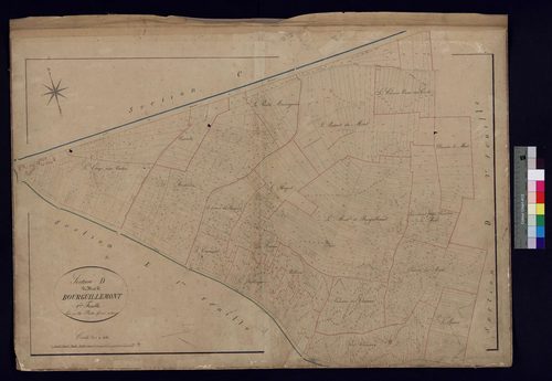 Therdonne - Cadastre napoléonien, section D1