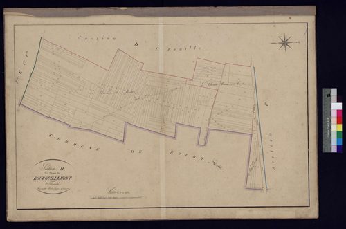 Therdonne - Cadastre napoléonien, section D2