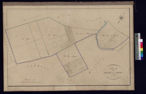 Therdonne - Cadastre napoléonien, section E2
