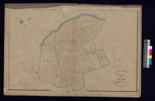 Therdonne - Cadastre napoléonien, section E1, développement