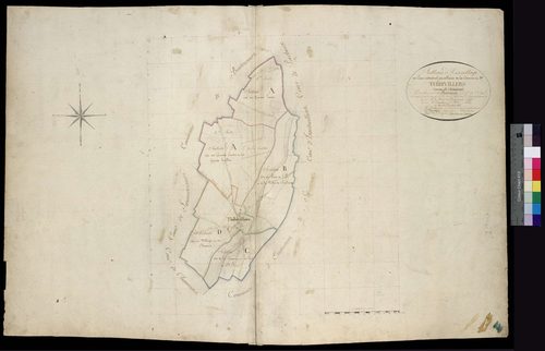Thibivillers - Cadastre napoléonien, tableau d'assemblage