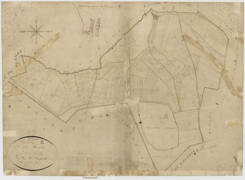 Thiers-sur-Thève - Cadastre napoléonien, section B