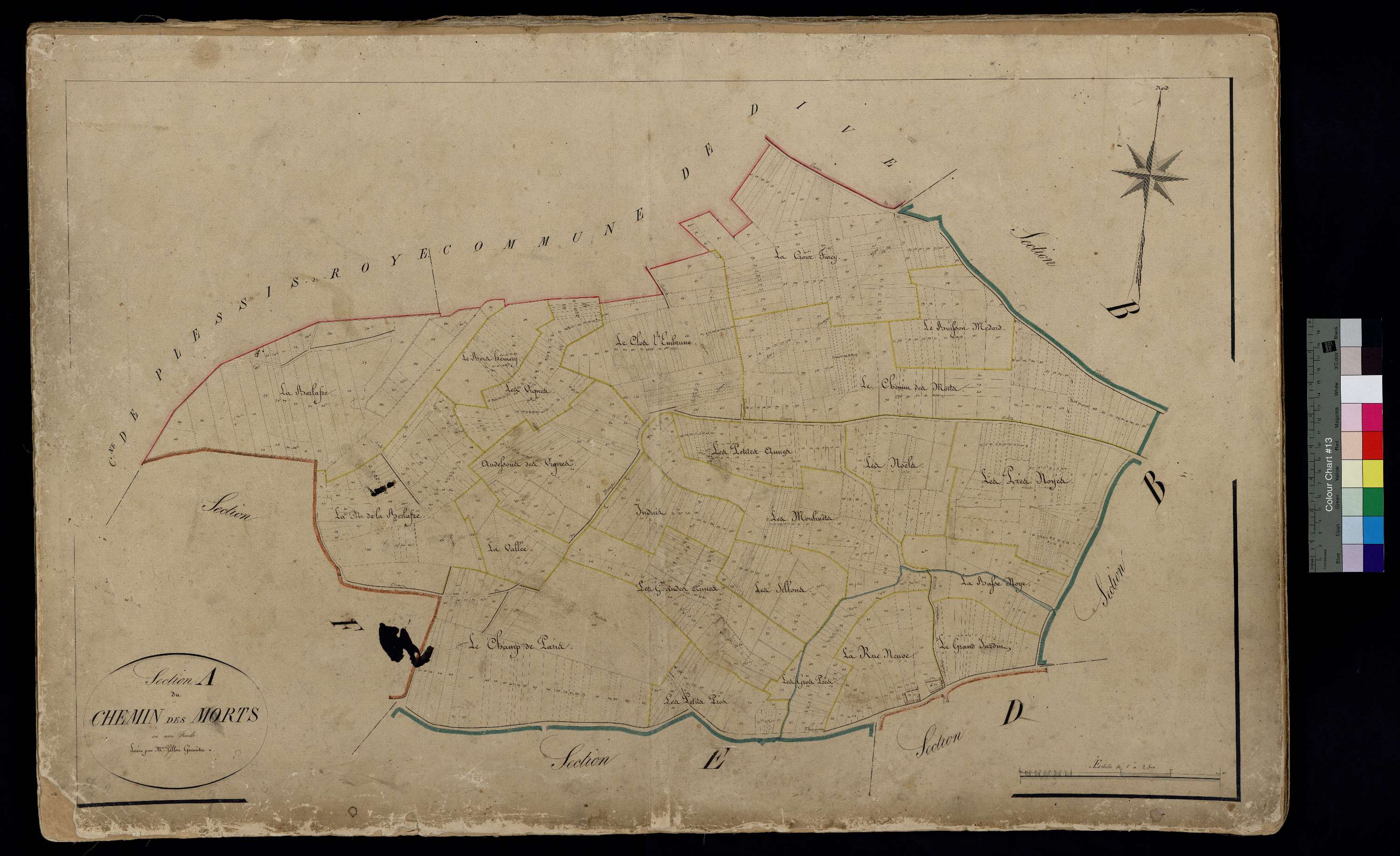 Thiescourt - Cadastre napoléonien, section A