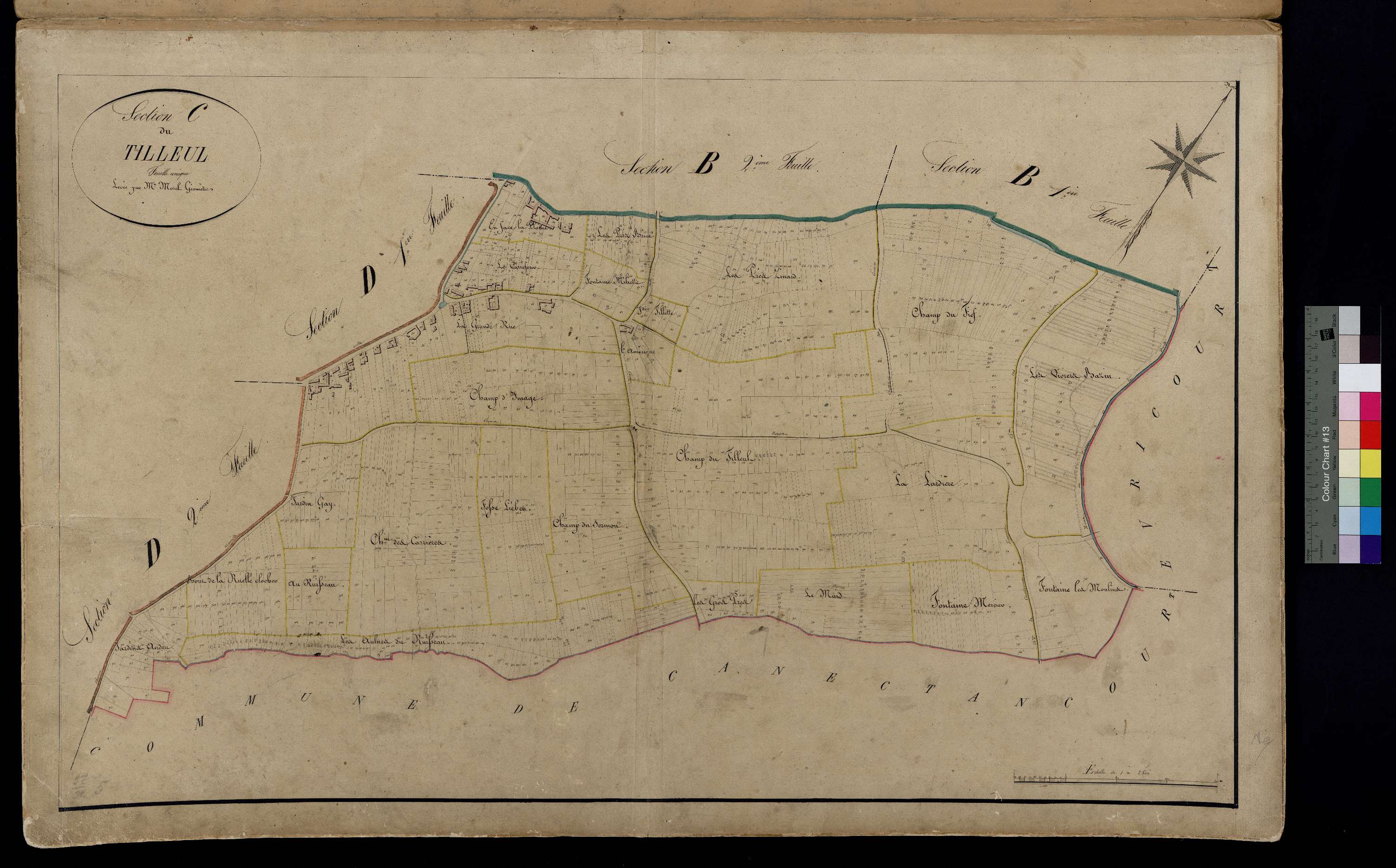 Thiescourt - Cadastre napoléonien, section C