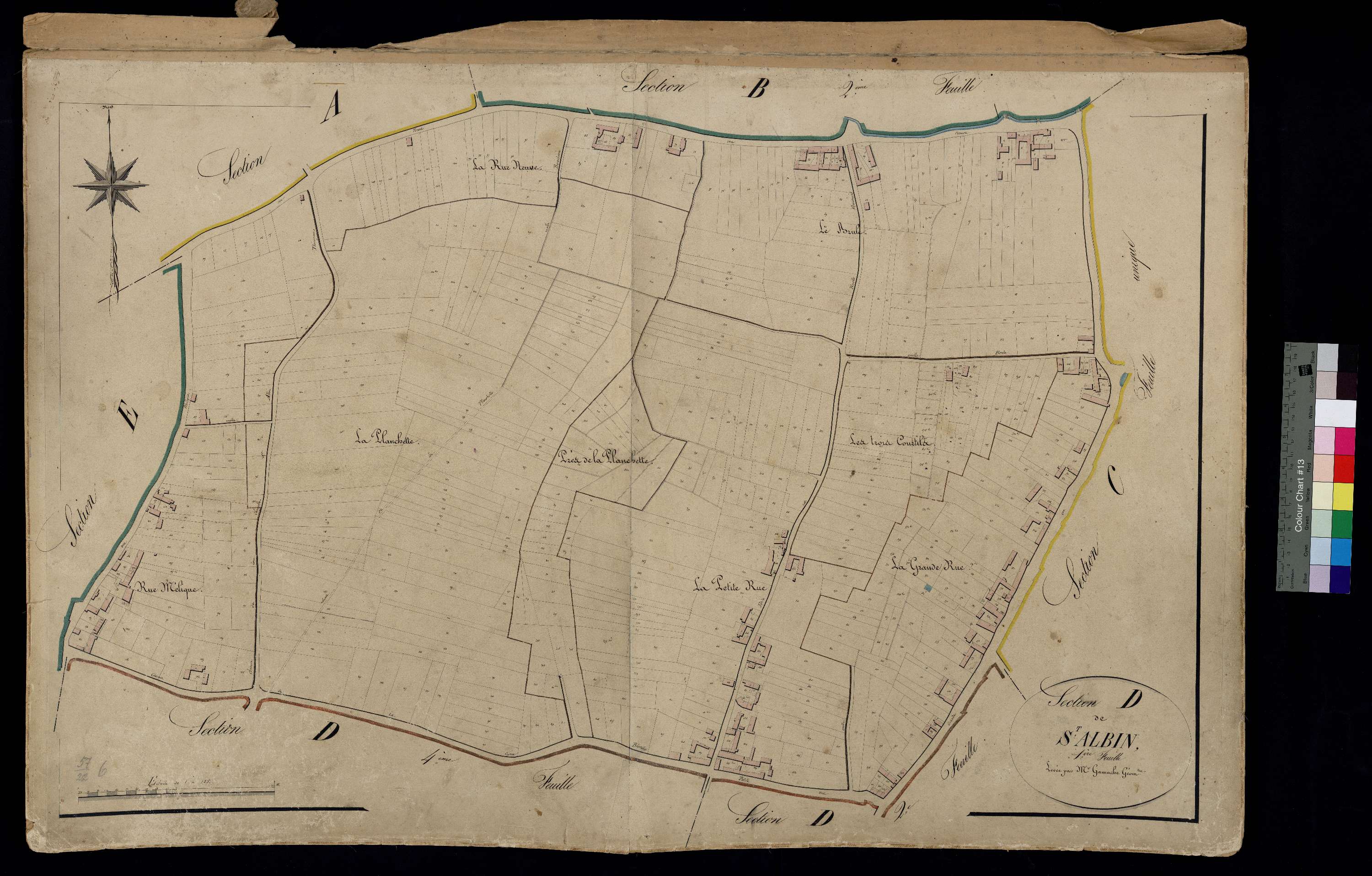 Thiescourt - Cadastre napoléonien, section D1