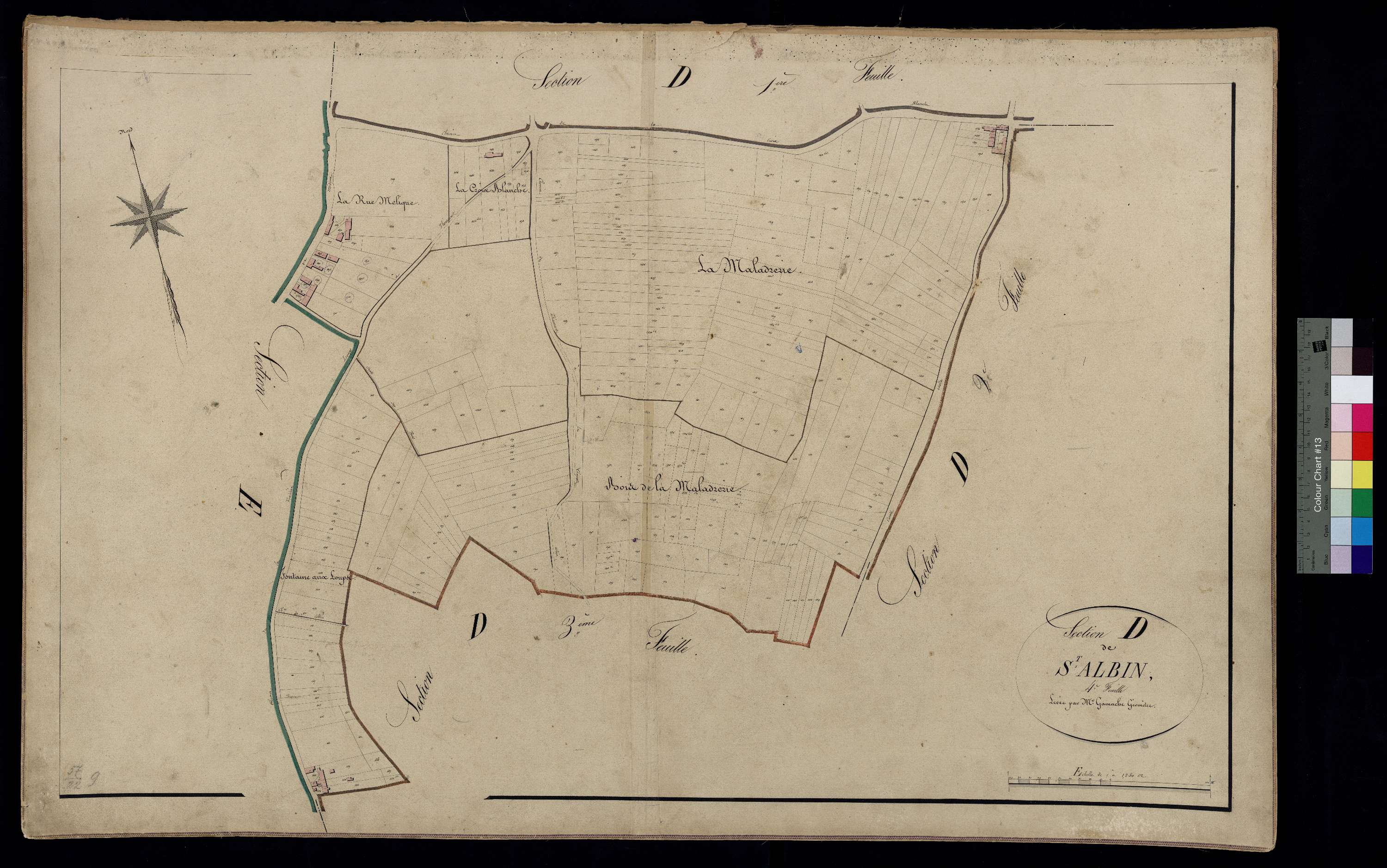 Thiescourt - Cadastre napoléonien, section D4