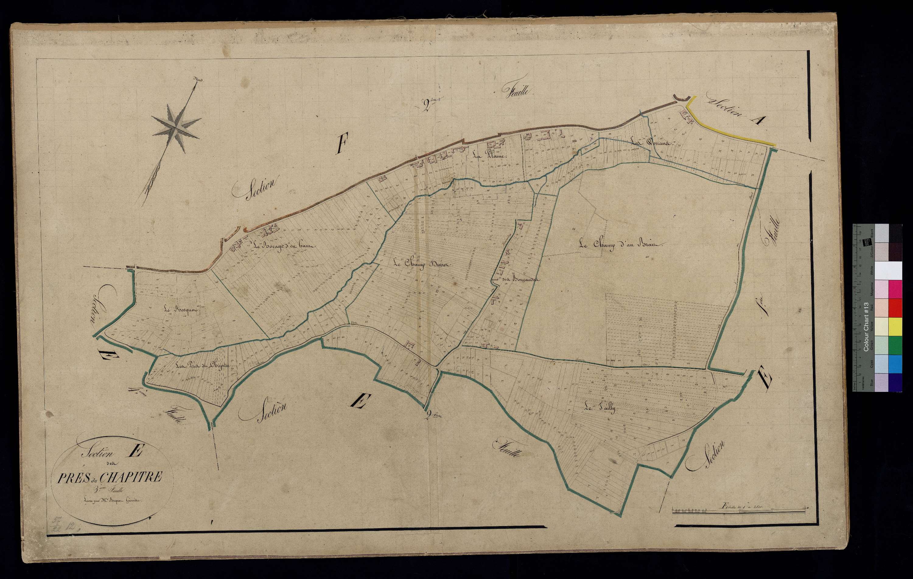 Thiescourt - Cadastre napoléonien, section E3