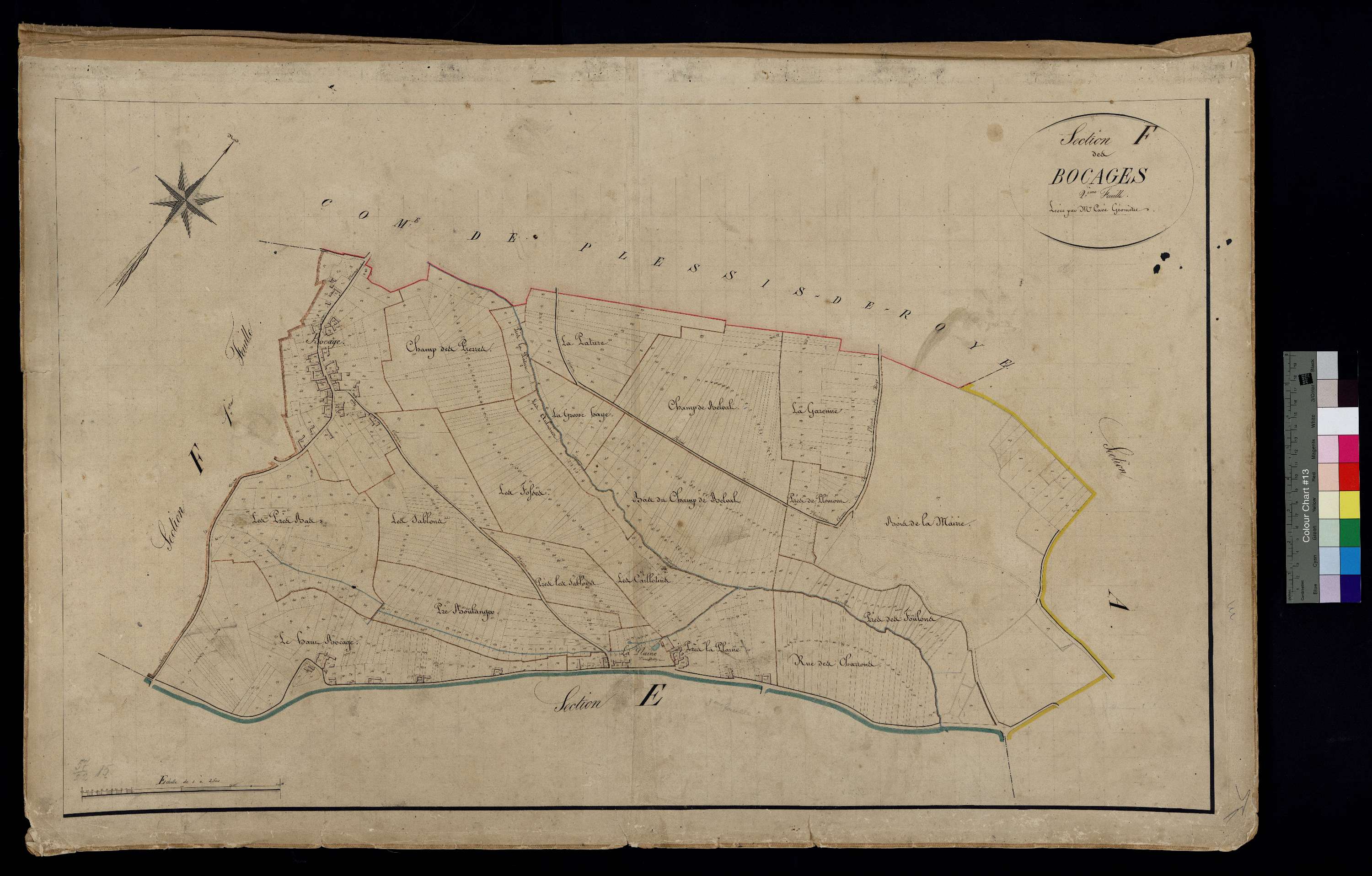 Thiescourt - Cadastre napoléonien, section F2