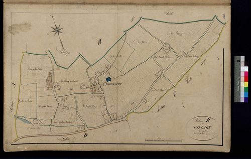 Thiescourt - Cadastre napoléonien, section B2