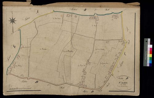 Thiescourt - Cadastre napoléonien, section D1