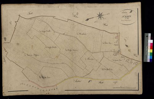 Thiescourt - Cadastre napoléonien, section D2