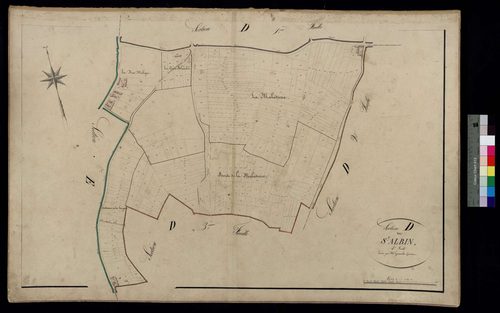 Thiescourt - Cadastre napoléonien, section D4