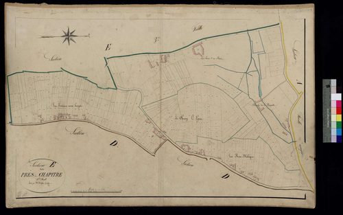Thiescourt - Cadastre napoléonien, section E1