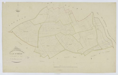 Thiescourt - Cadastre napoléonien, section B1