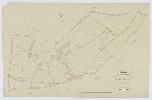 Thiescourt - Cadastre napoléonien, section B2
