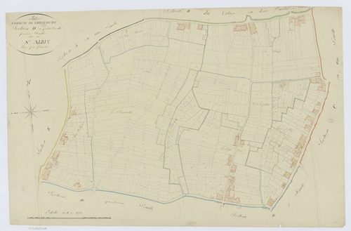 Thiescourt - Cadastre napoléonien, section D1