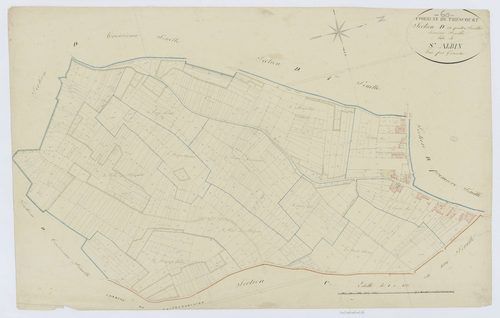 Thiescourt - Cadastre napoléonien, section D2