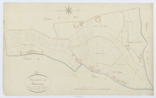 Thiescourt - Cadastre napoléonien, section E1