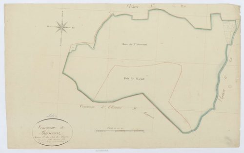 Thiescourt - Cadastre napoléonien, section E2