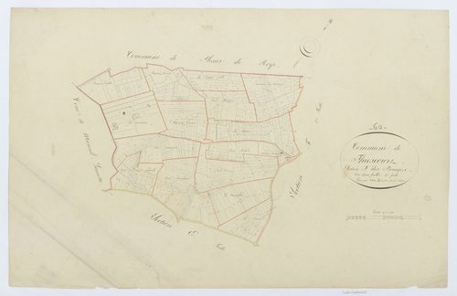 Thiescourt - Cadastre napoléonien, section F1