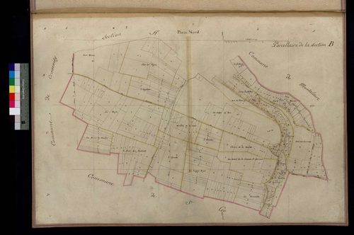 Thiverny - Cadastre napoléonien, section B