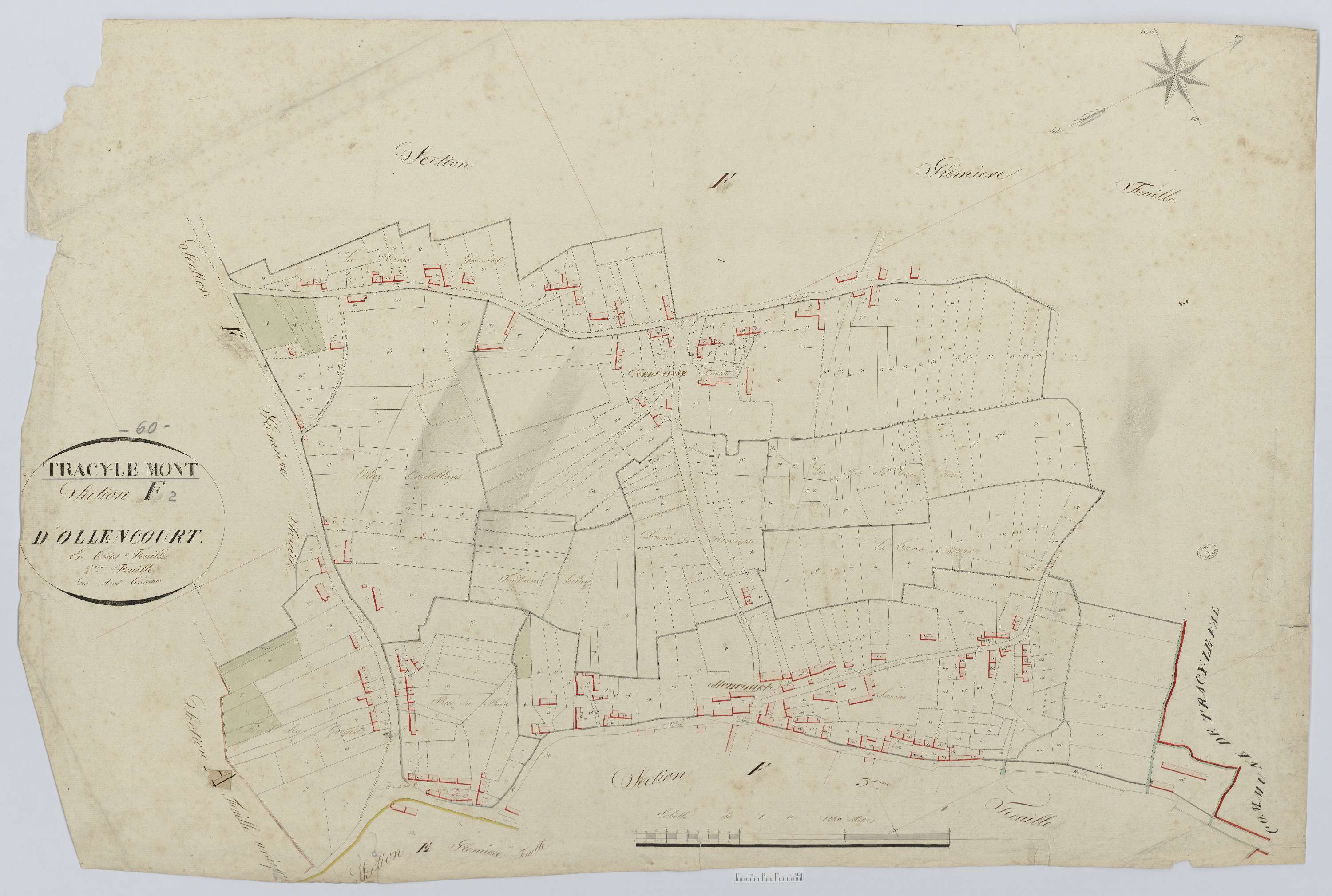Tracy-le-Mont - Cadastre napoléonien, section F2