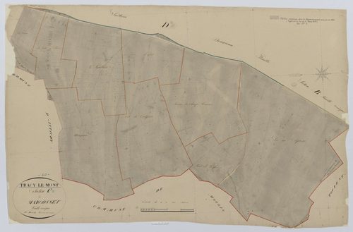 Tracy-le-Mont - Cadastre napoléonien, section C, feuille unique