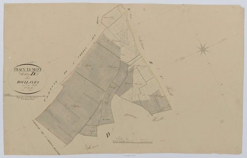 Tracy-le-Mont - Cadastre napoléonien, section D1