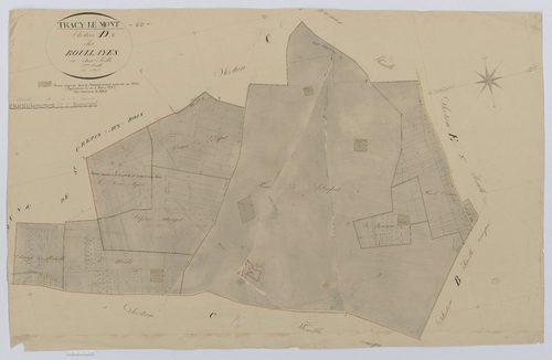 Tracy-le-Mont - Cadastre napoléonien, section D2