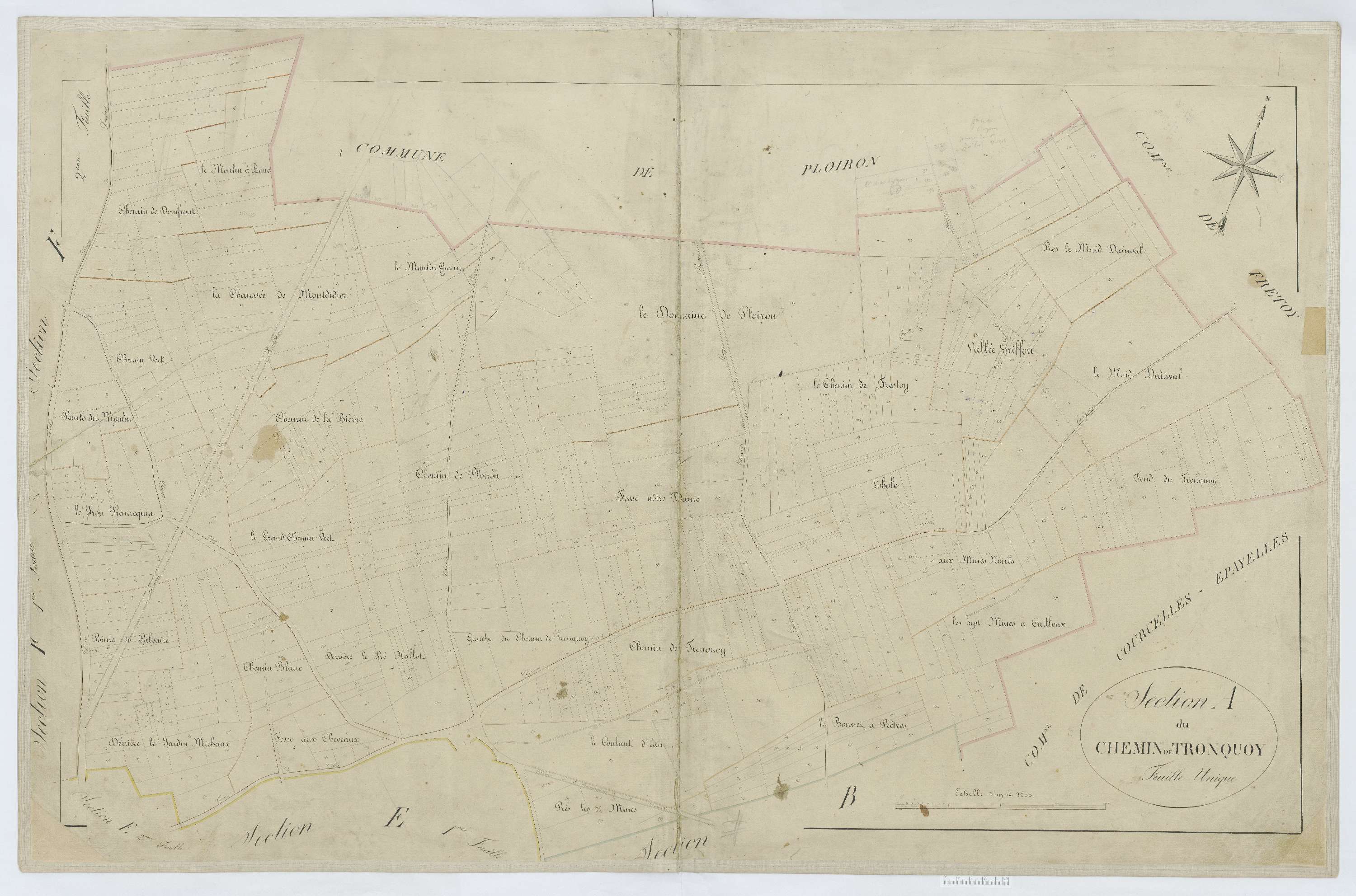 Tricot - Cadastre napoléonien, section A