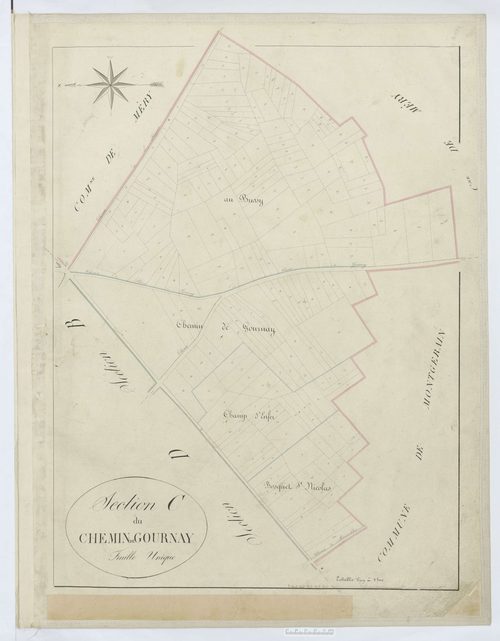 Tricot - Cadastre napoléonien, section C