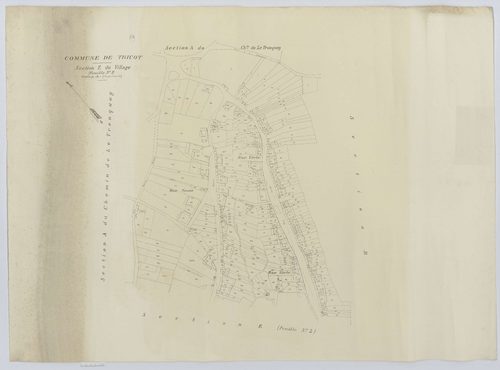 Tricot - Cadastre napoléonien (copie), section E1
