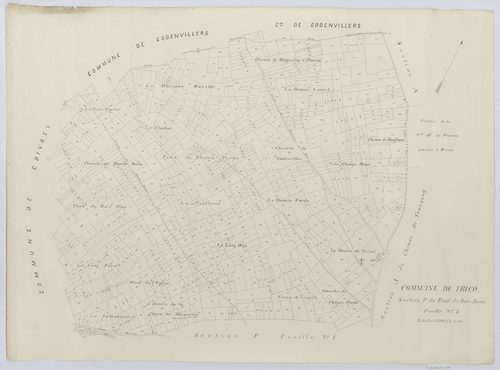 Tricot - Cadastre napoléonien (copie), section F2