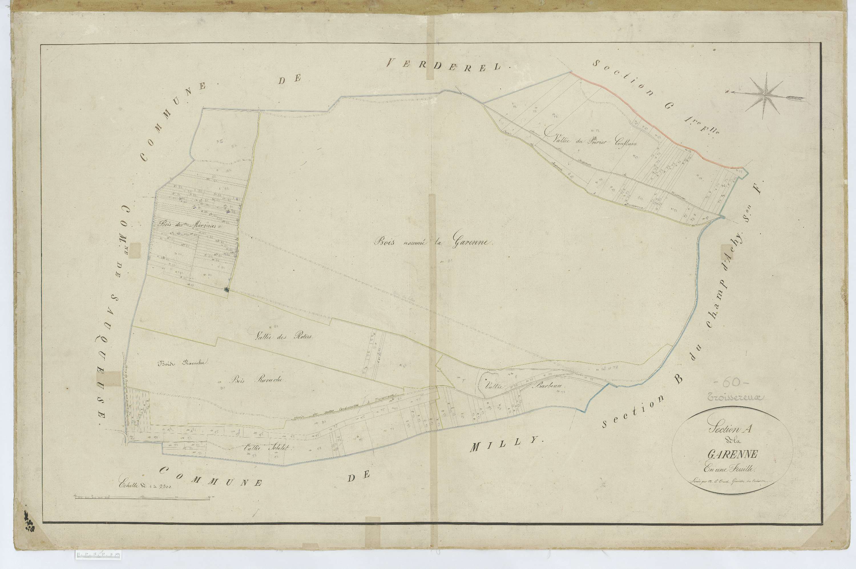 Troissereux - Cadastre napoléonien, section A