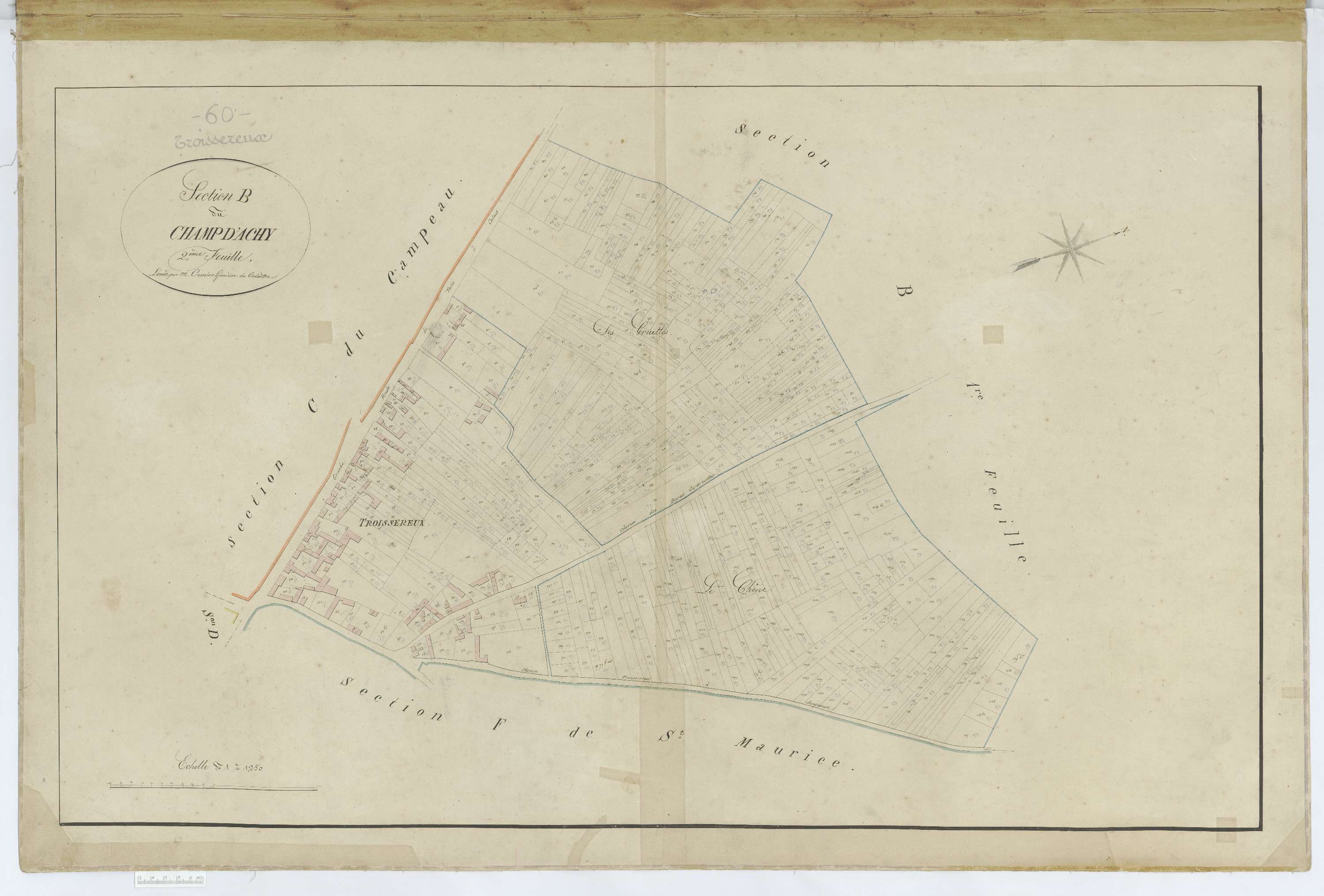 Troissereux - Cadastre napoléonien, section B2