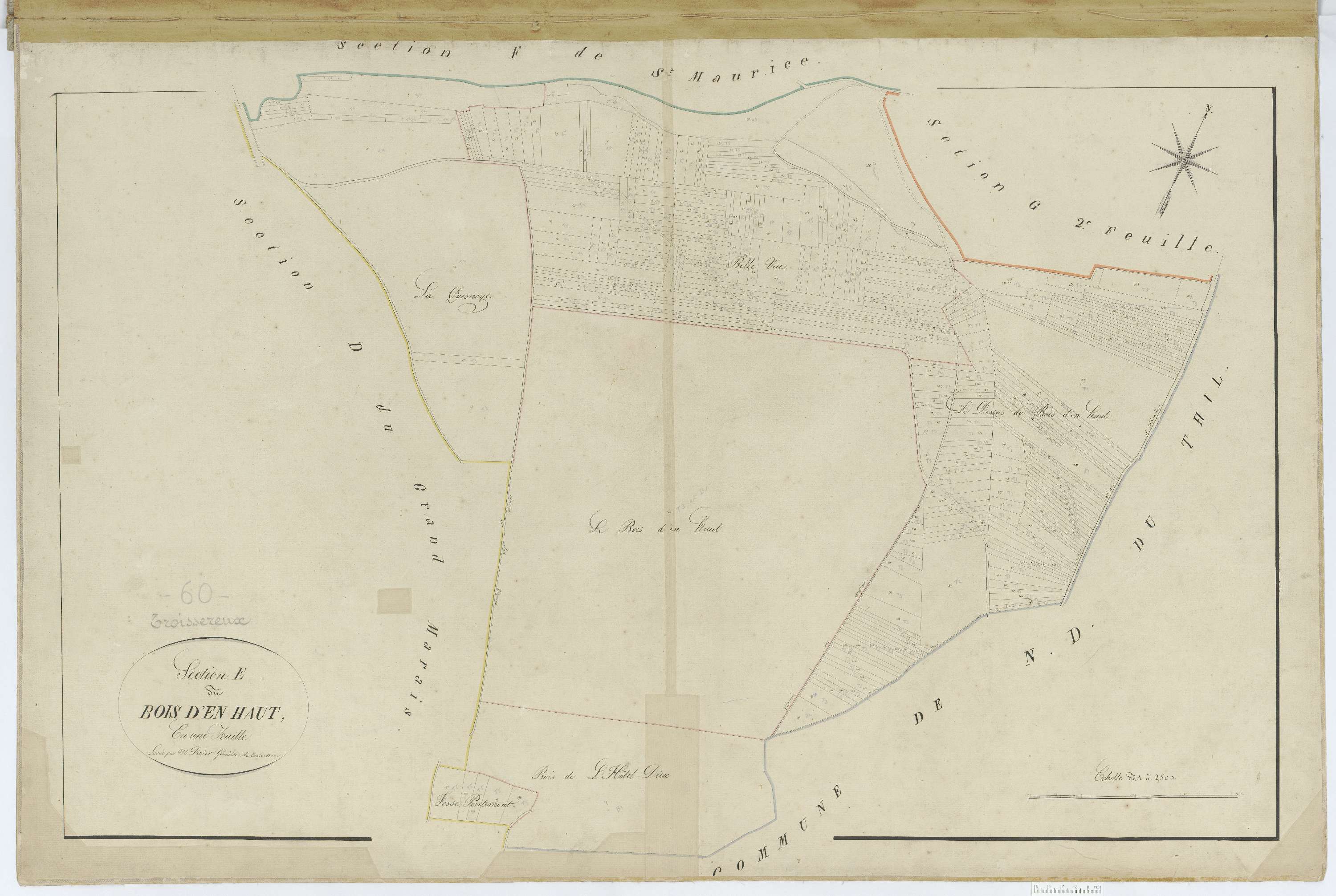 Troissereux - Cadastre napoléonien, section E